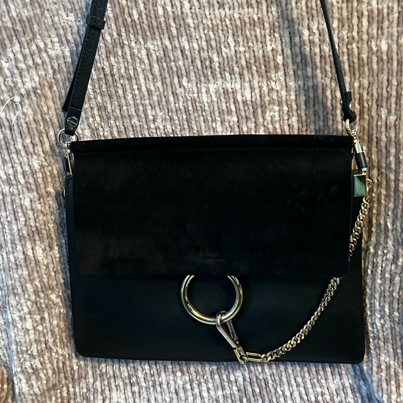 Chloe Medium Faye shoulder bag in Black - Picture 7 of 10